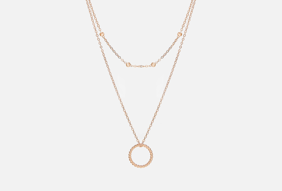 

Подвеска RINOVA, Металл двойная цепочка золотистый 1 шт