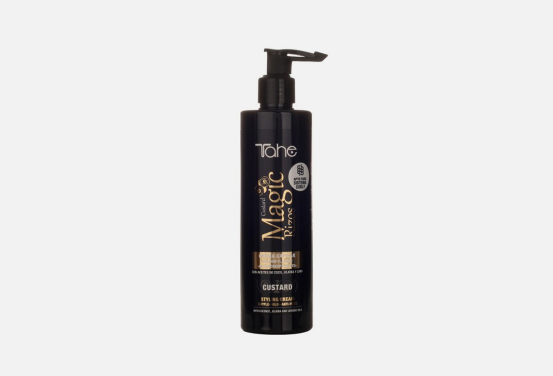 Kрем для укладки волос TAHE Magic Rizos 500 мл крем для укладки волос tahe kрем гибкой фиксации локонов custard magic rizos styling cream