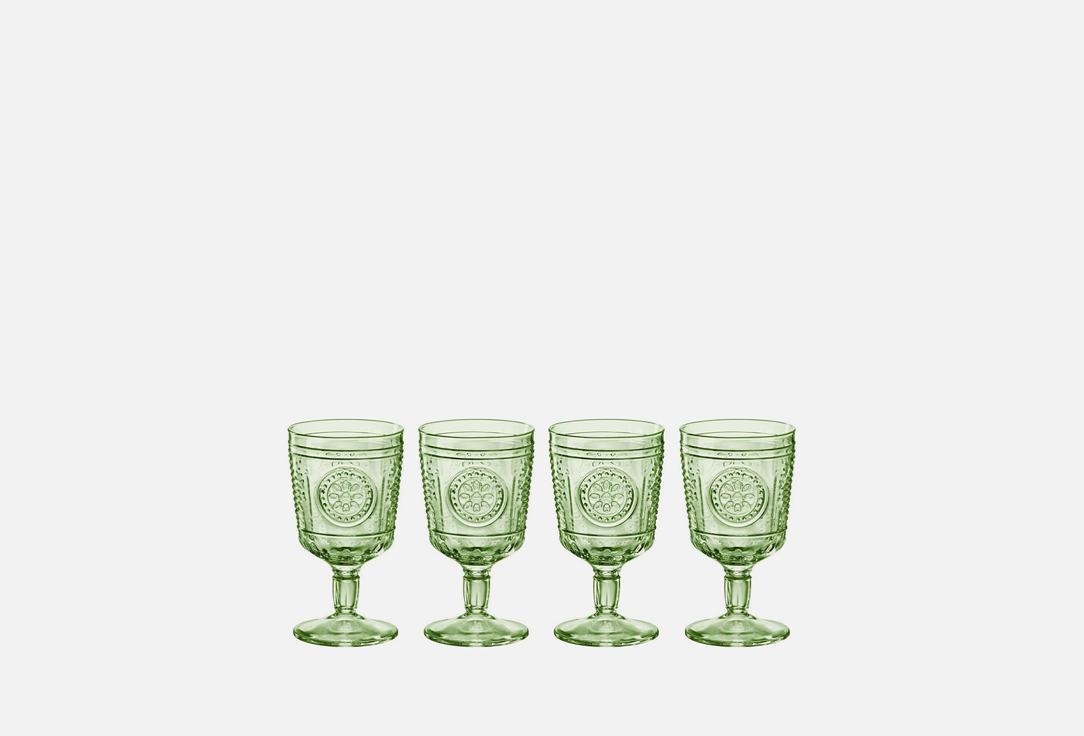 Набор бокалов BORMIOLI ROCCO Romantic, Pastel Green 4 шт