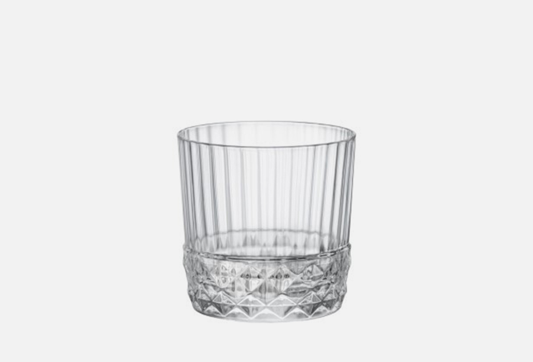 Набор стаканов BORMIOLI ROCCO AMERICA' 20s низких, 300 мл 300 мл контейнер квадратный bormioli rocco 750 мл 14 см закалённое стекло