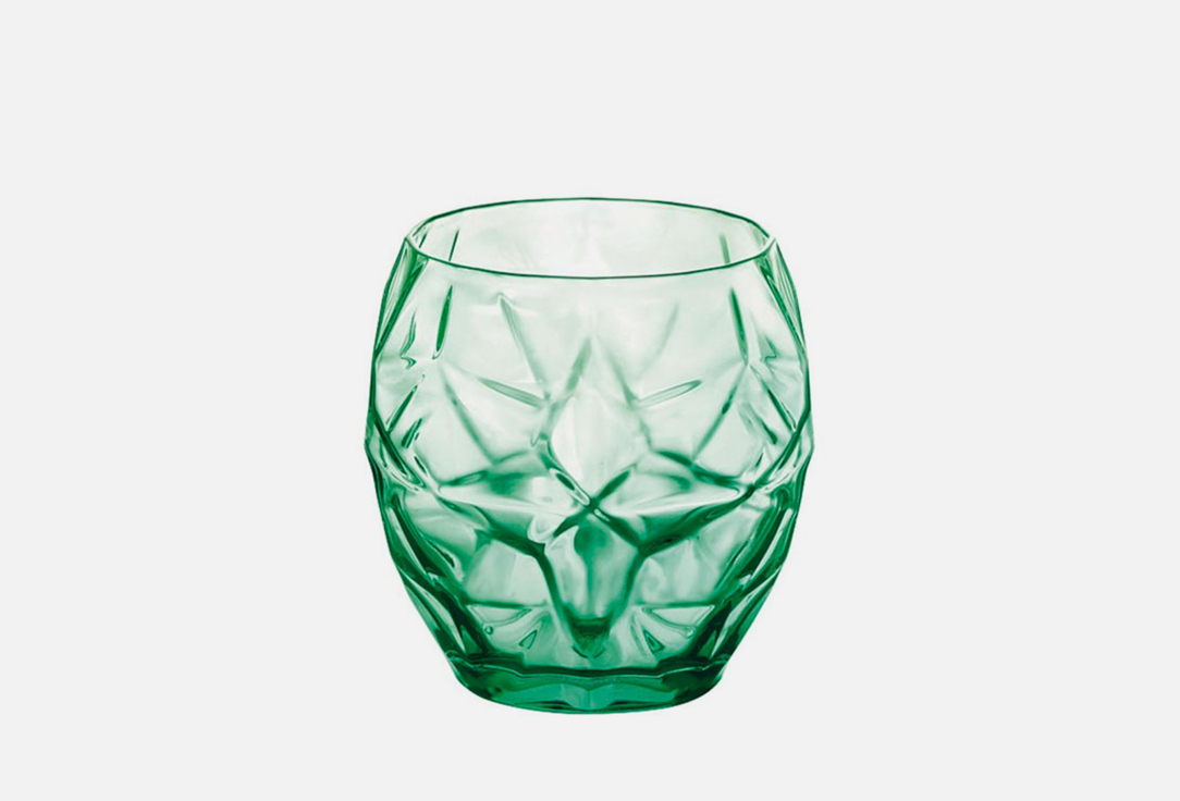 Набор стаканов BORMIOLI ROCCO Низких ORIENTE WATER COOL GREEN 400 мл контейнер квадратный bormioli rocco 750 мл 14 см закалённое стекло