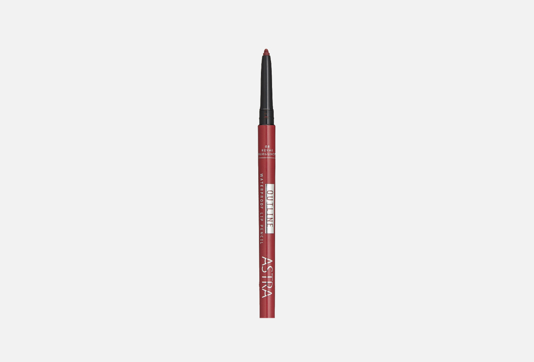 КОНТУРНЫЙ КАРАНДАШ ДЛЯ ГУБ ASTRA Outline Waterproof Lip Pencil 0.35 г карандаш для губ inglot контурный карандаш для губ amc lip pencil matte with sharpener