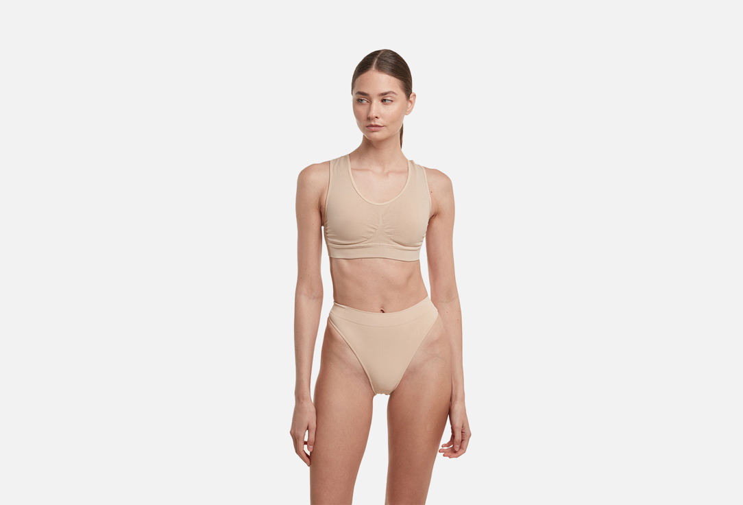 Изображение товара Стринги с высокой посадкой Belle YOU base нюдовые для женщин комфорт и стиль