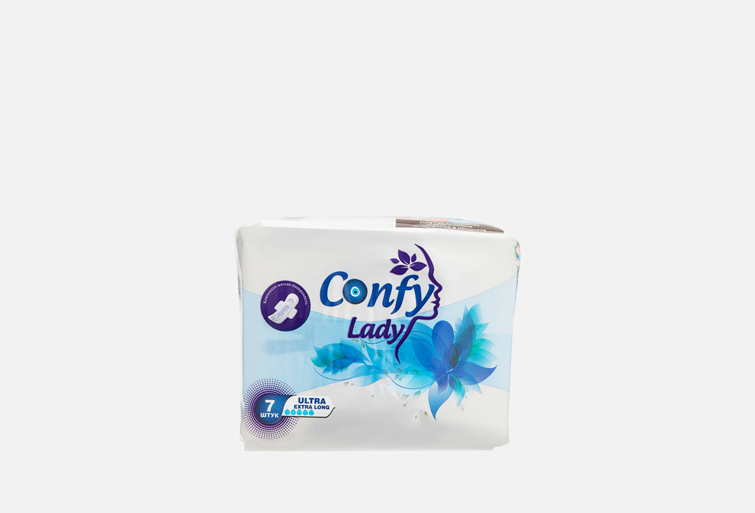 Гигиенические прокладки CONFY Ultra extralong 7 шт прокладки confy lady ultra normal 10шт