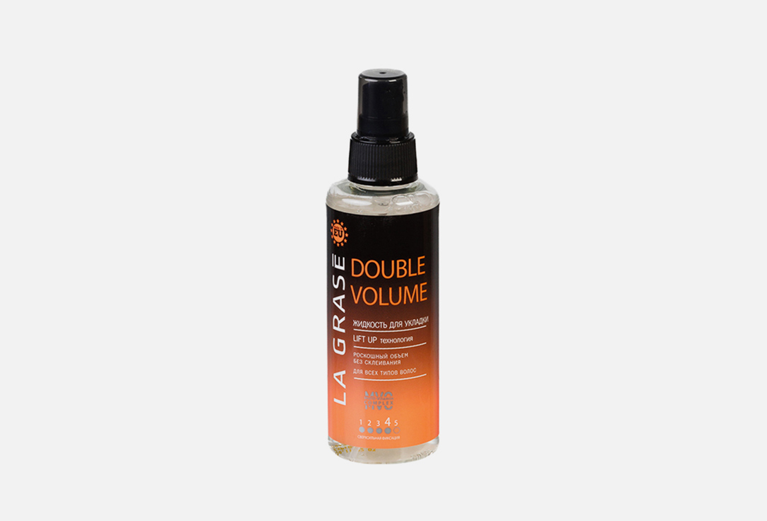Спрей для укладки волос LA GRASE Double Volume 150 мл мусс для укладки волос la grase double volume супер объем lift up 150мл