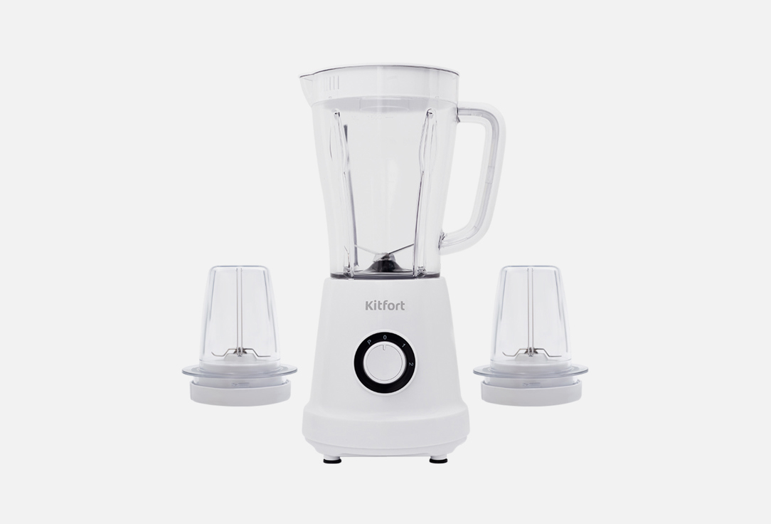 Изображение товара Блендер Kitfort KT-3019 3 в 1 мощный универсальный стационарный с ножами из стали