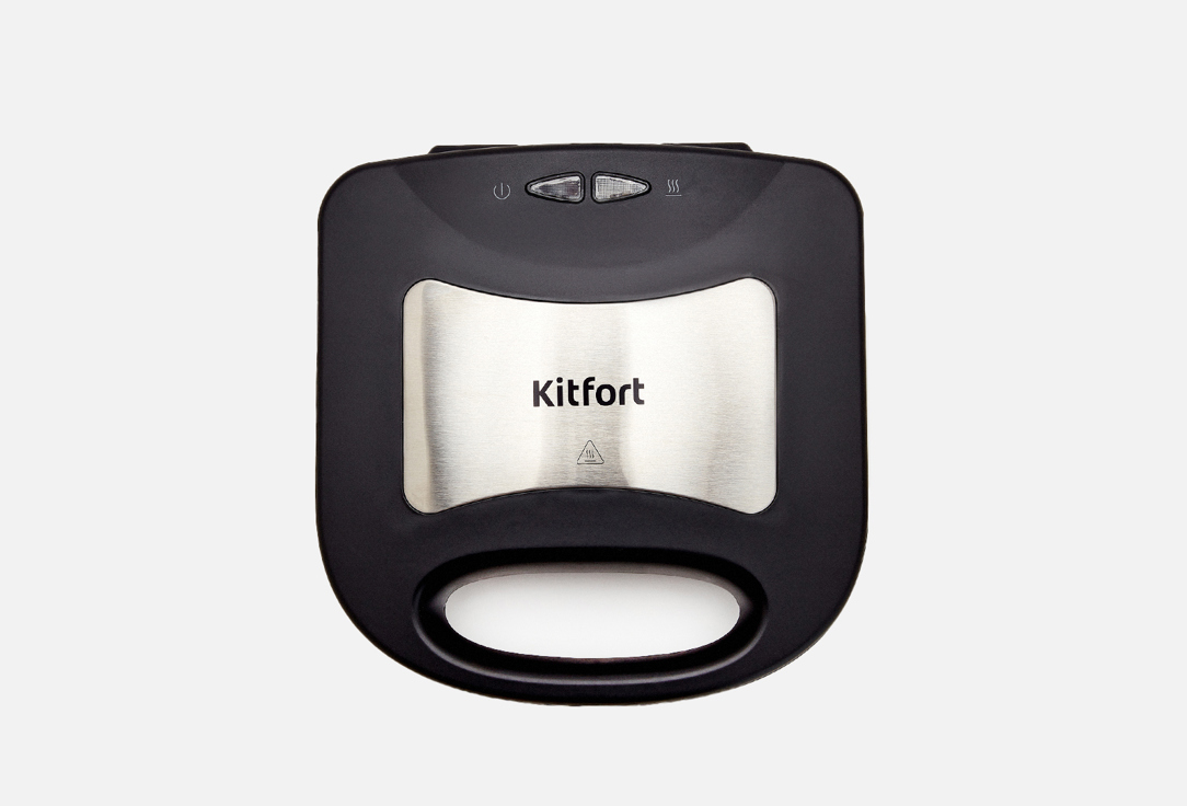 Изображение товара Электрическая вафельница Kitfort KT-1660 3в1 с сменными панелями и антипригарным покрытием