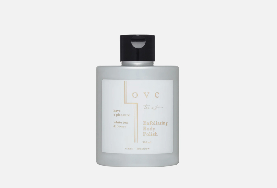 

Гель-скраб для тела и рук LOVE TEA ART, White tea & Peony 300 мл