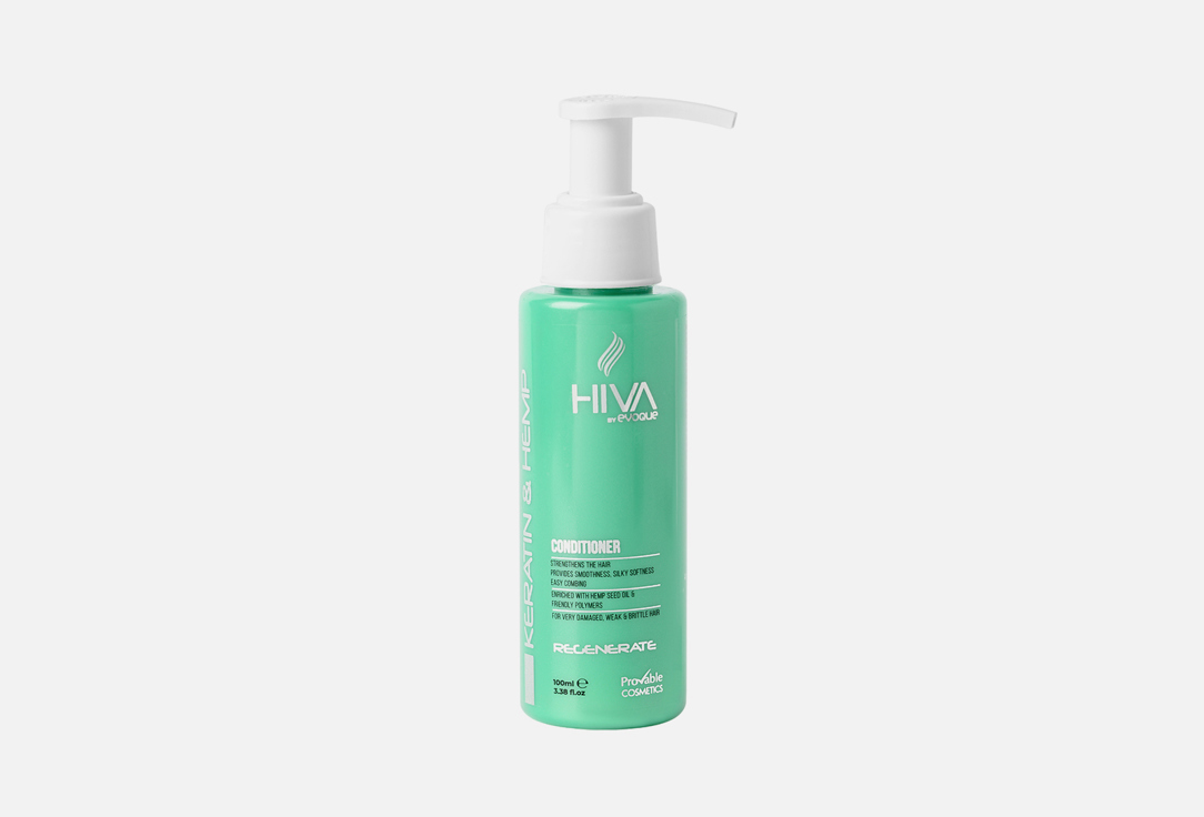 шампунь для волос evoque hiva collagen argan 100 мл Кондиционер для волос EVOQUE Hiva Keratin & Hemp 100 мл