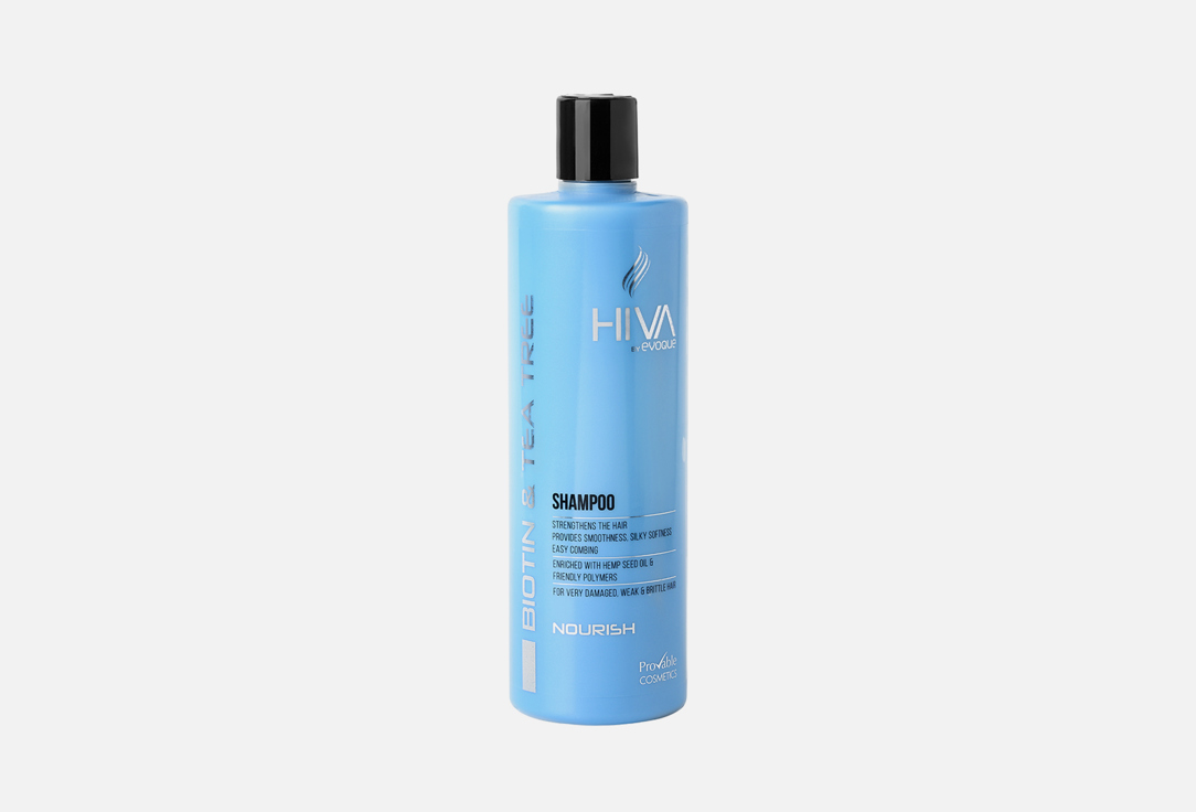 Шампунь для волос EVOQUE Hiva Biotin Tea Tree 400 мл шампунь для волос evoque hiva collagen argan 400 мл