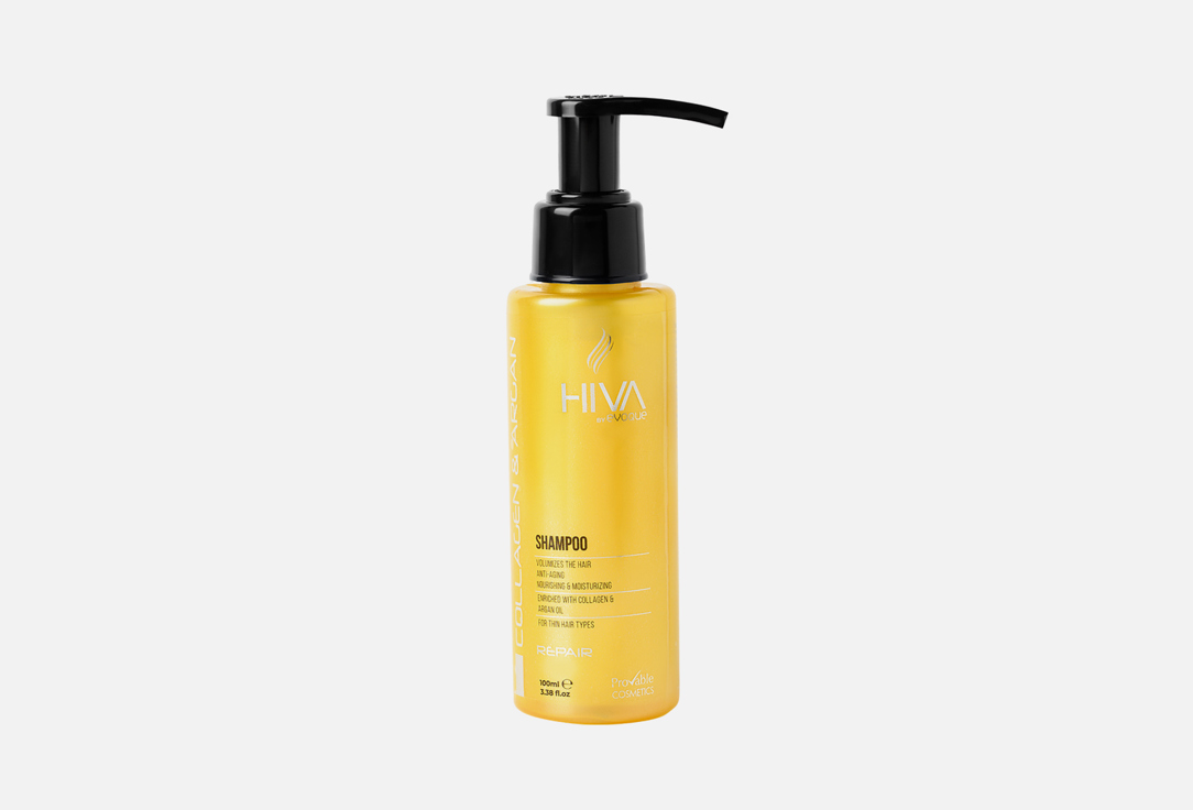Шампунь для волос EVOQUE Hiva Collagen Argan 100 мл кондиционер для волос evoque hiva collagen argan 100 мл