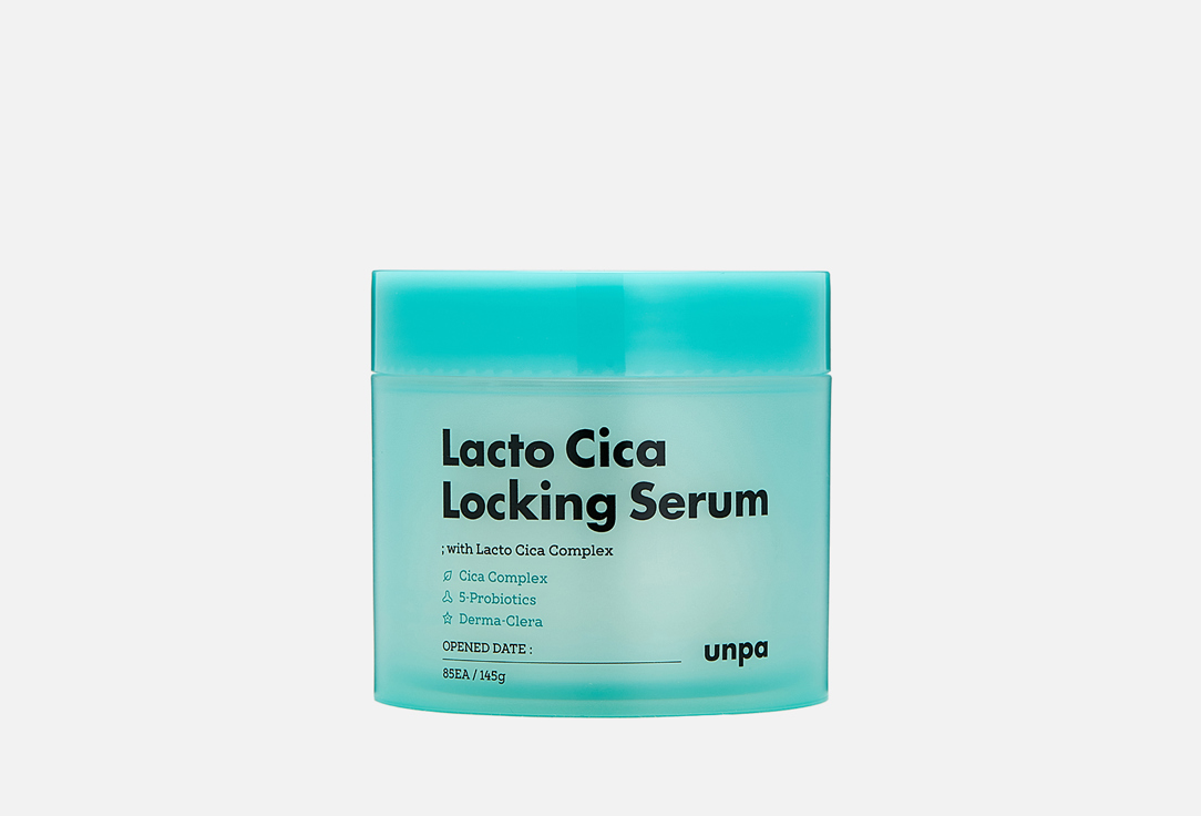 Успокаивающая сыворотка в дисках для лица unpa Lacto Cica Locking Serum 