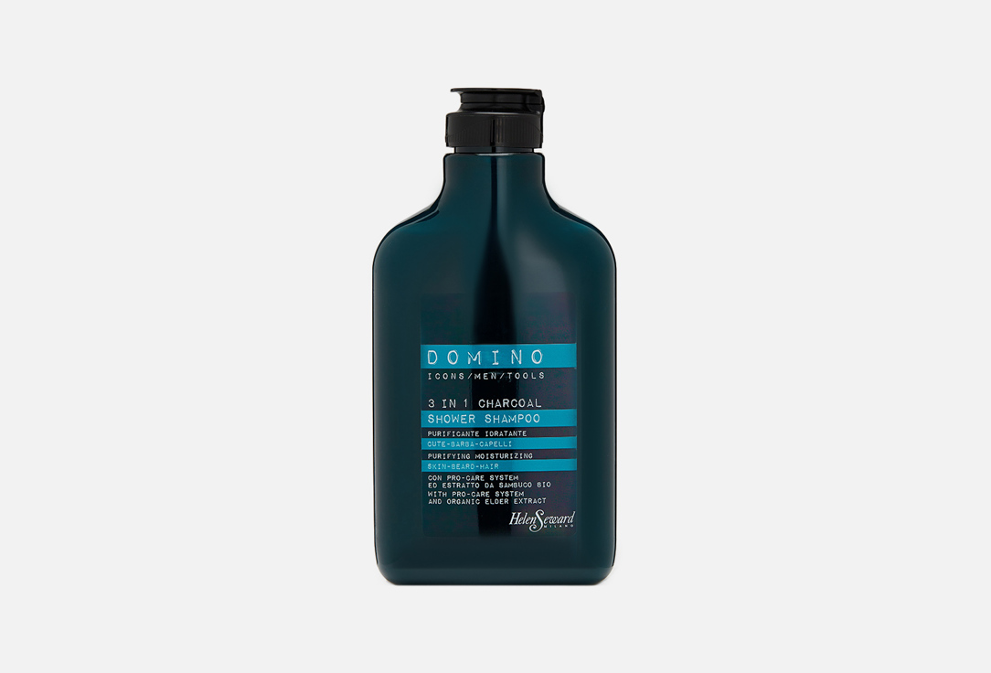 Шампунь для волос и тела 3в1 Helen Seward Charcoal shower shampoo 