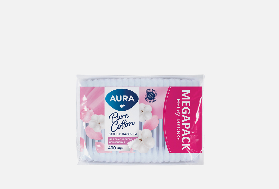 Изображение товара Ватные палочки Aura хлопковые