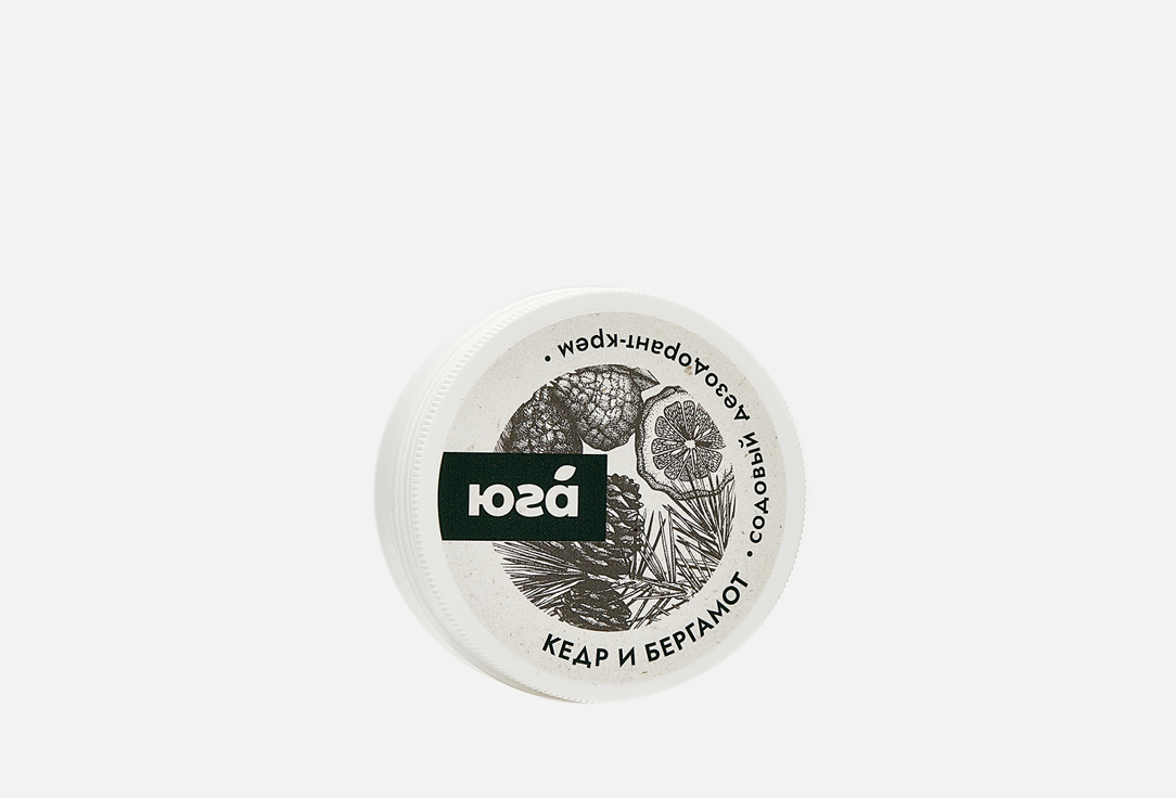 

Содовый дезодорант-крем ЮГА, Бергамот и кедр 50 г