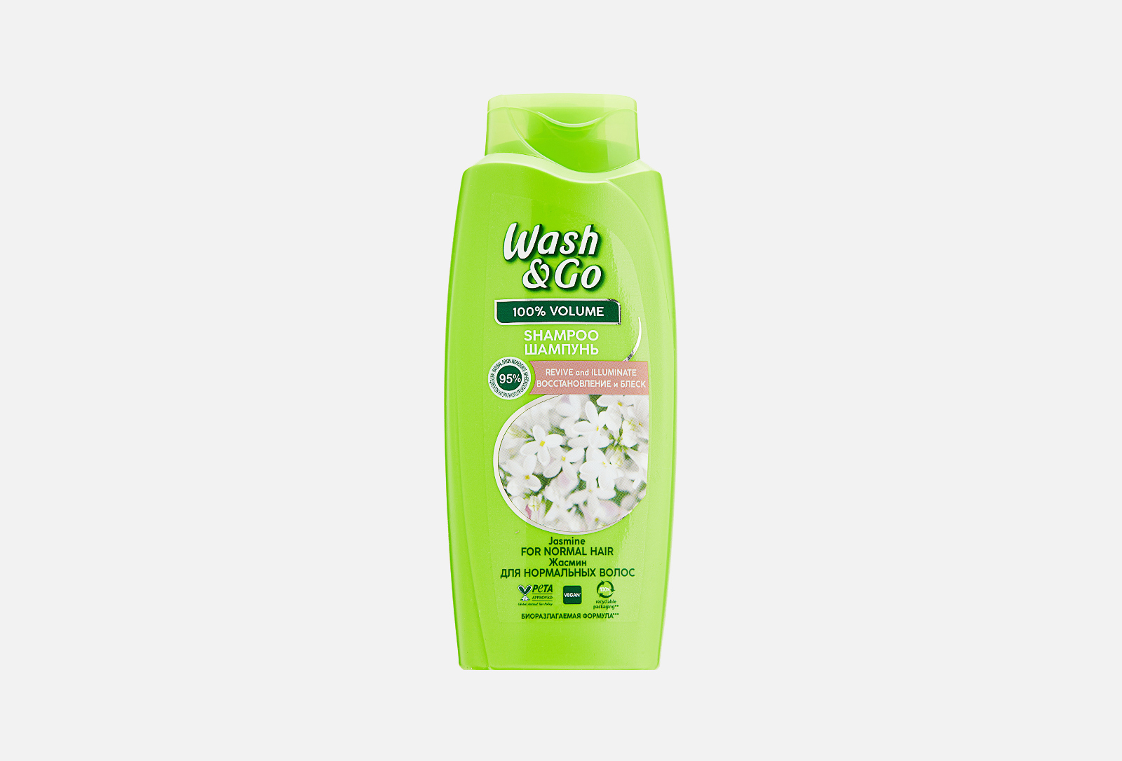 Wash & Go Восстанавливающий шампунь для волос JASMINE 360 мл — купить в ...