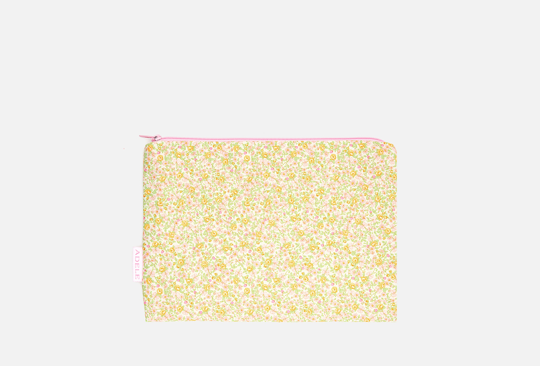 Изображение товара Косметичка-папка Adele for you Желтый бутон для хранения косметики и аксессуаров