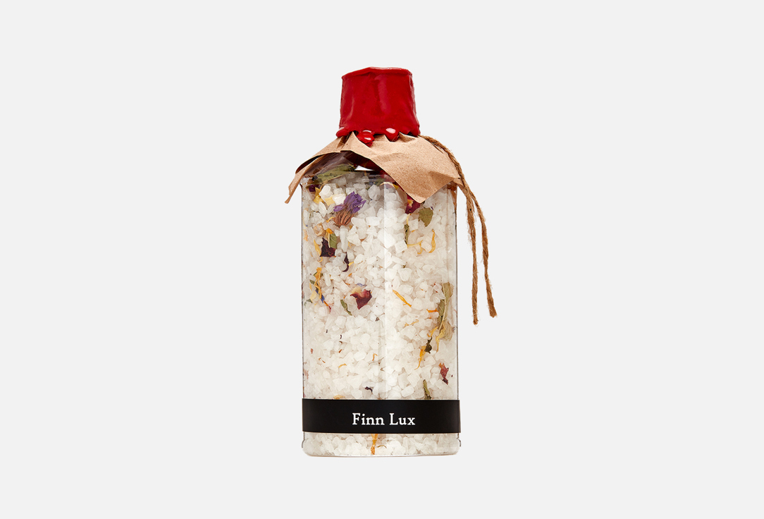 Ароматическая соль для ванны Finn Lux Dried flowers and rose essential oil 