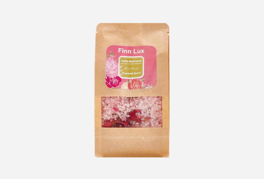 Изображение товара Ароматическая морская соль для ванны Finn Lux Bouquet of roses