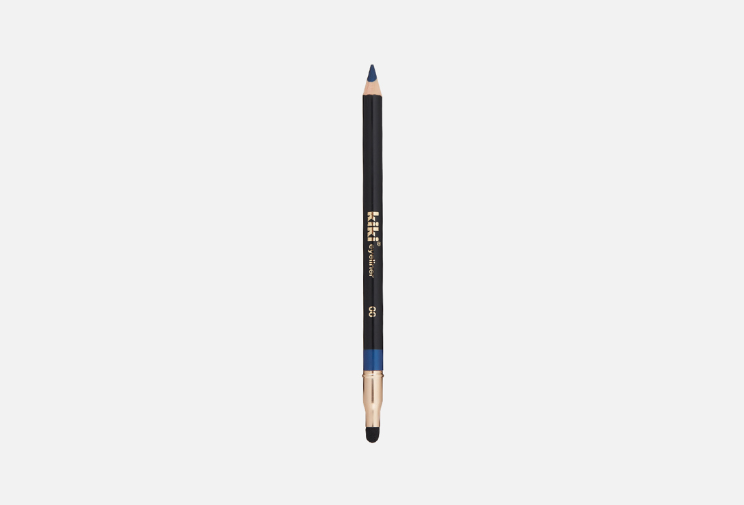 Карандаш для глаз c аппликатором KIKI Eye pencil темно-синий