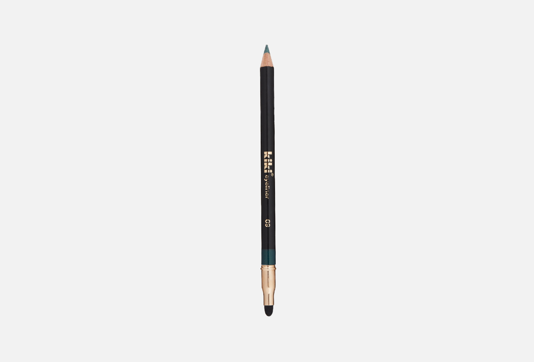 Карандаш для глаз c аппликатором KIKI Eye pencil темно-зеленый