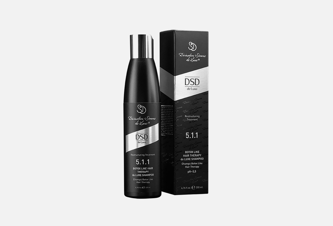 Восстанавливающий шампунь для волос DSD de Luxe 5.1.1 Botox Hair Therapy Shampoo  