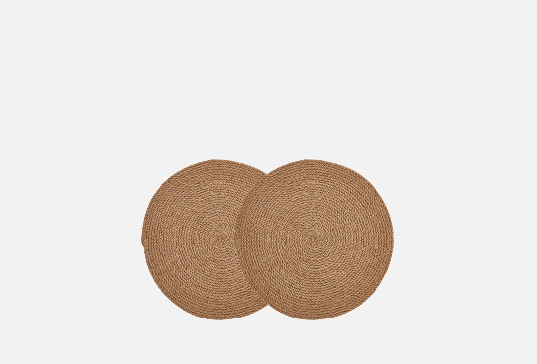 Изображение товара Набор сервировочных салфеток Vecher Home бежевый 20 см