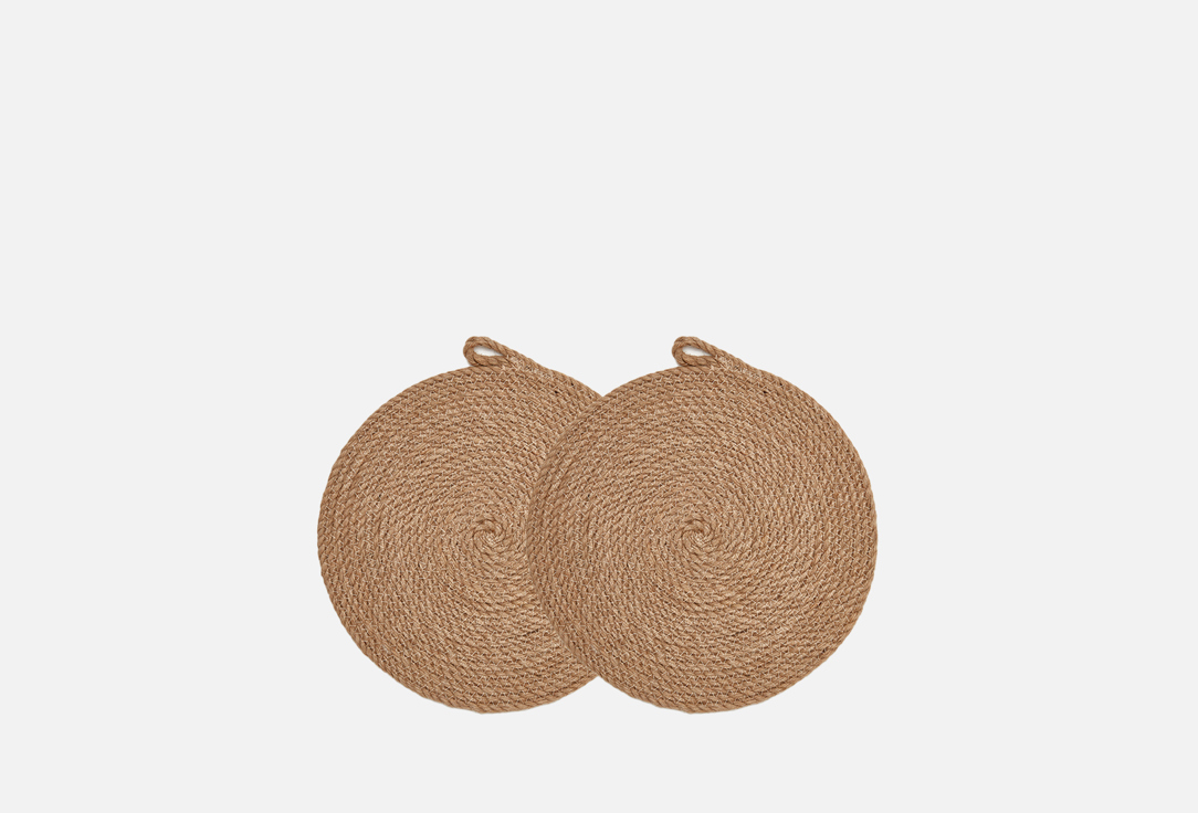 

Подставки под горячее VECHER HOME, Коричневый, С петлей 2 шт