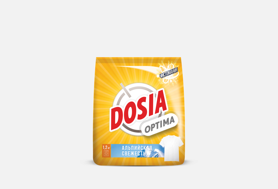 Стиральный порошок DOSIA Optima, Альпийская Свежесть 1.2 кг