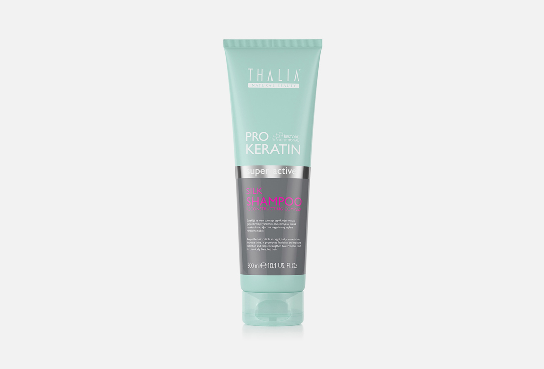 thalia natural beauty pearl Шампунь для восстановления поврежденных волос THALIA NATURAL BEAUTY Pro Keratin Silk 300 мл