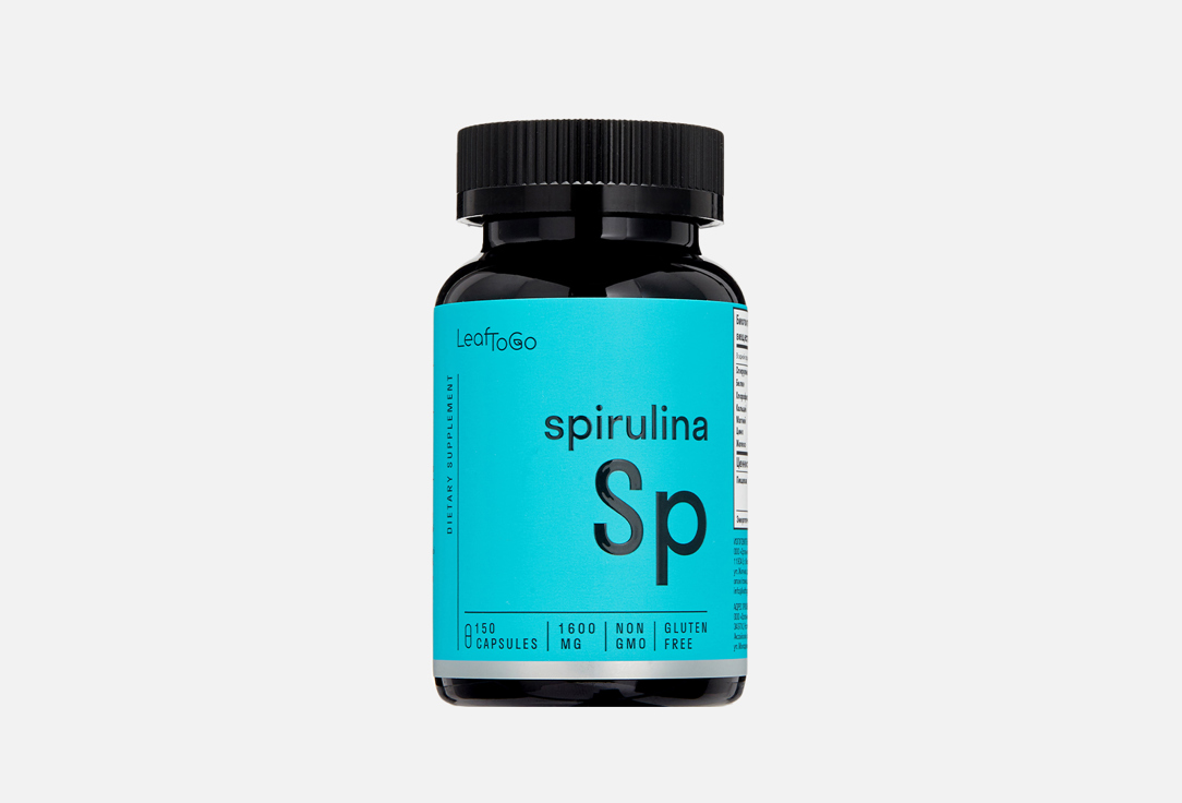 Биологически активная добавка LEAFTOGO Spirulina 150 шт биологически активная добавка top spirulina tablets 100 мл