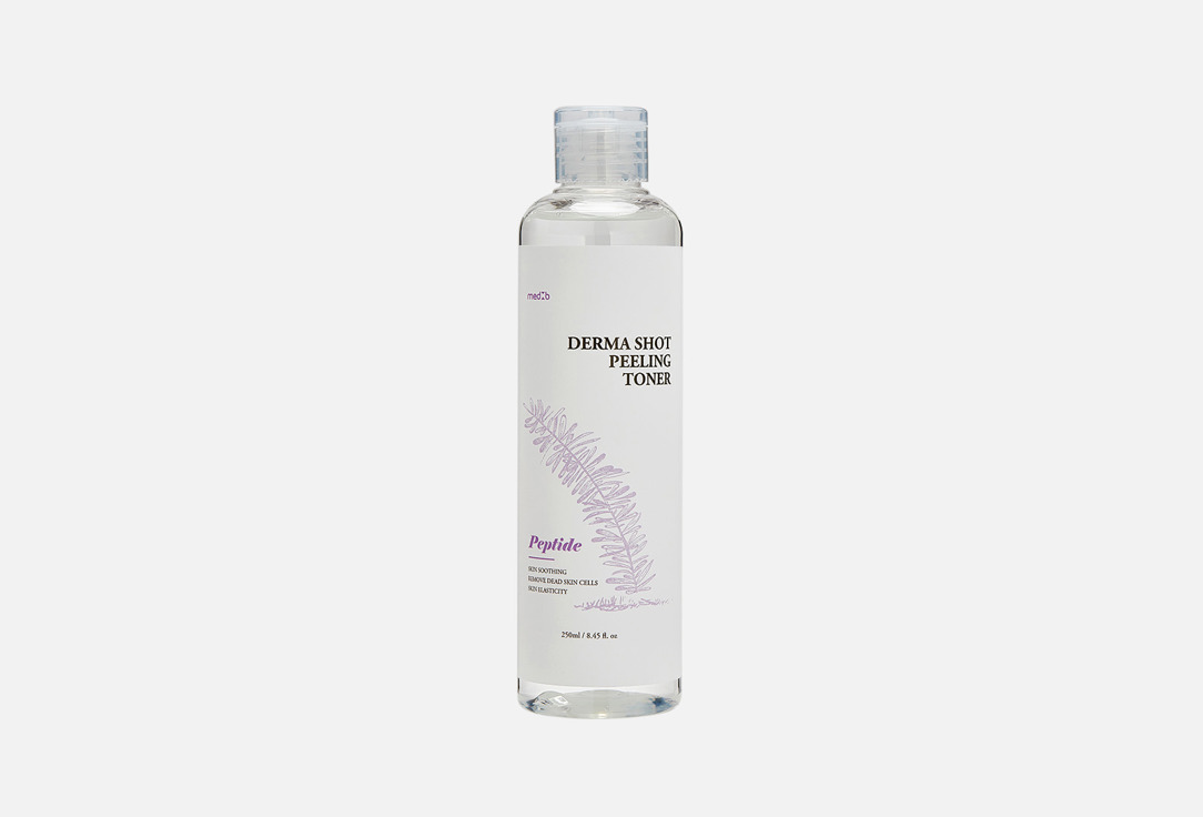

Отшелушивающий тонер для лица MEDB, Derma shot peeling toner peptide 250 мл