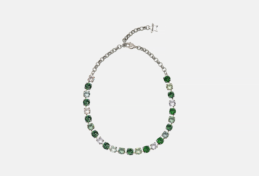 Изображение товара Колье STARCULT choker green с кристаллами Swarovski регулируемое