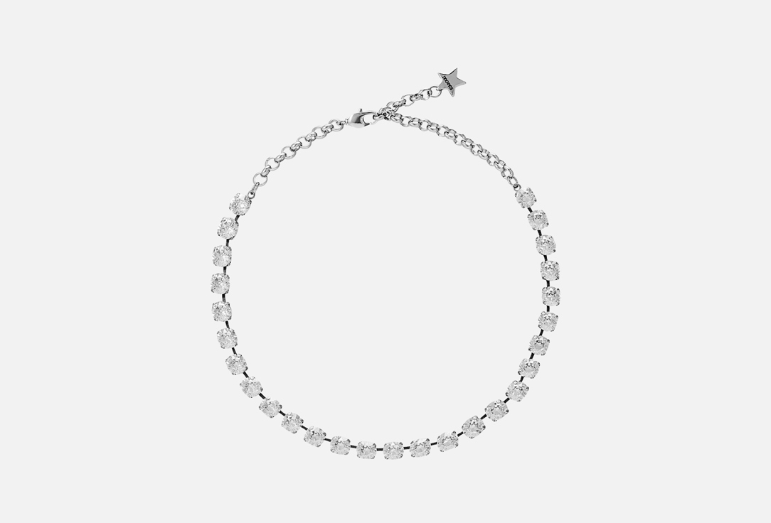 Колье STARCULT Choker silver shade 1 шт figaro chain choker necklace in gold color stainless steel short necklace minimalist choker trendy choker stacking boho jewelry