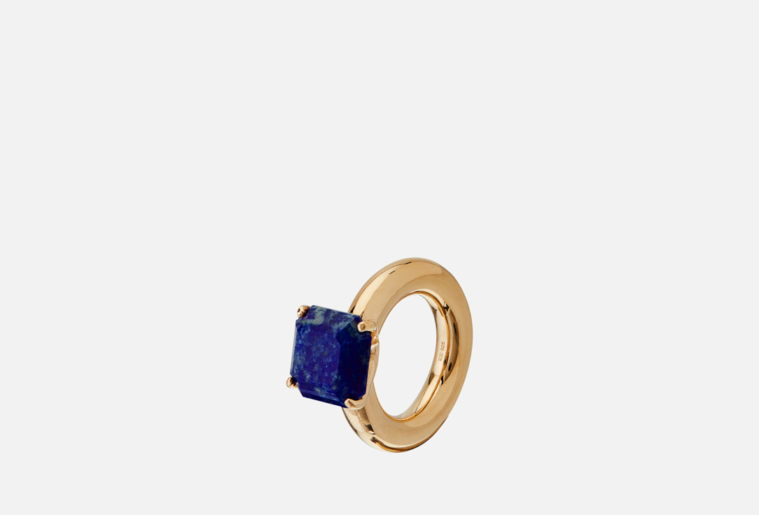 кольцо MOONKA Cartoon ring с лазуритом 17 мл кольцо moonka cartoon ring с жемчугом 17 размер