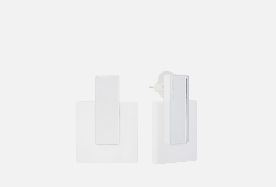 Изображение товара Серьги 11YOU Minimalism Квадраты с зеркальной вставкой для женщин