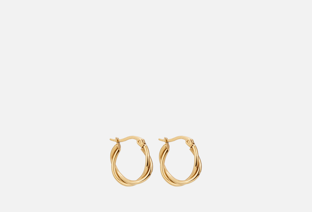 Изображение товара Миниатюрные серьги-кольца ArtSoul Golden hoop earrings для женщин