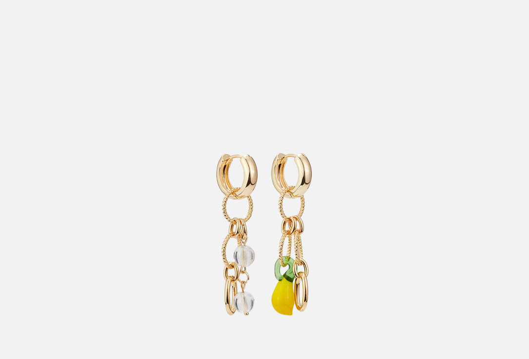 Cерьги-трансформеры Katrinmir Accessories Earrings-transformers with lemon 