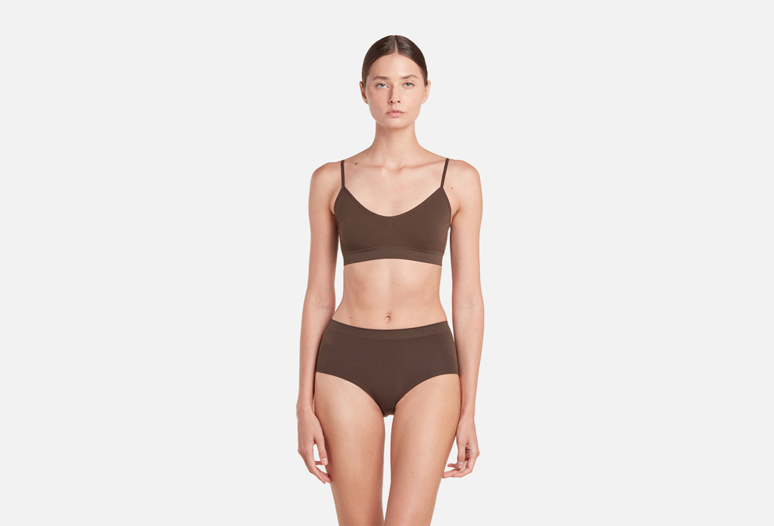 Изображение товара Топ на тонких бретелях Belle YOU горячий шоколад