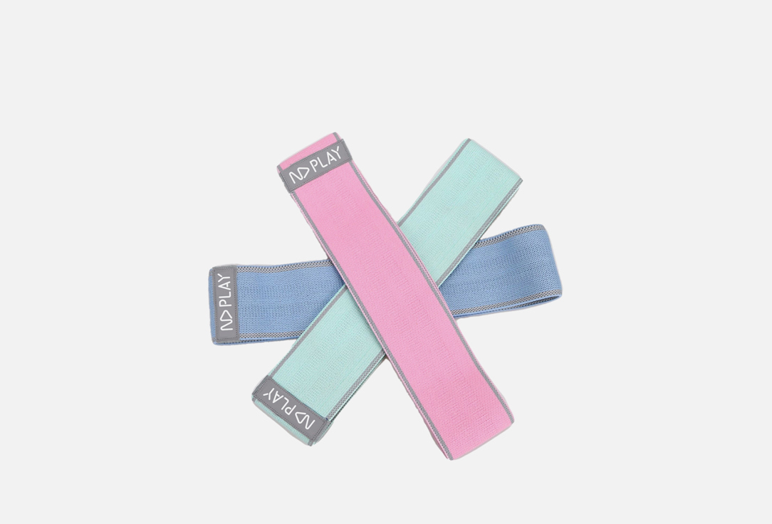 

Набор ленточных тканевых эспандеров ND PLAY, Beauty 3 шт