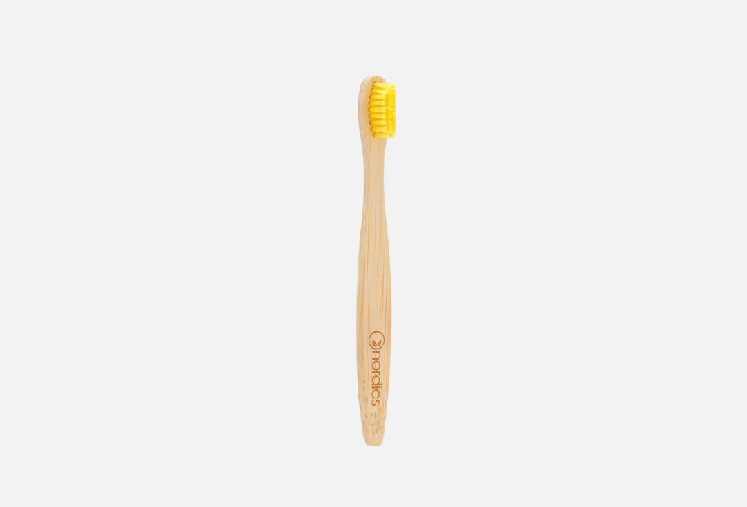 Детская Зубная щетка NORDICS Yellow bristles 1 шт