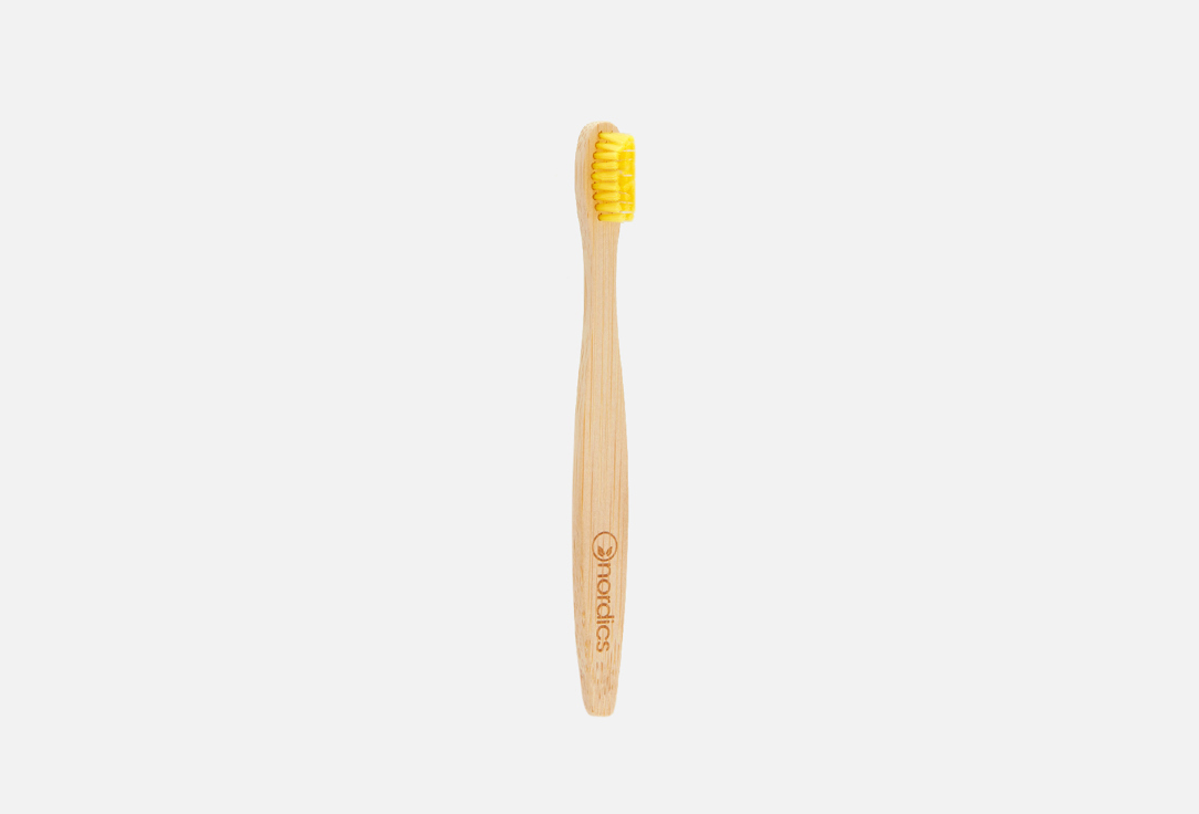 Детская Зубная щетка NORDICS Yellow bristles 1 шт