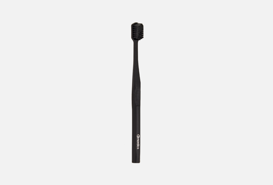 Зубная щетка NORDICS Premium black 1 шт зубная щетка show tech trio pet toothbrush 3 х сторонняя