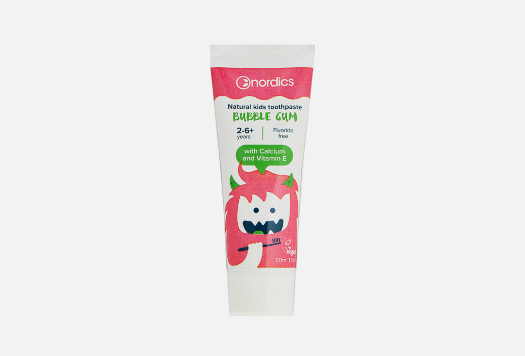Детская зубная паста NORDICS Bubble gum 45 мл зубная паста montcarotte marker toothpaste bubble gum 30 мл