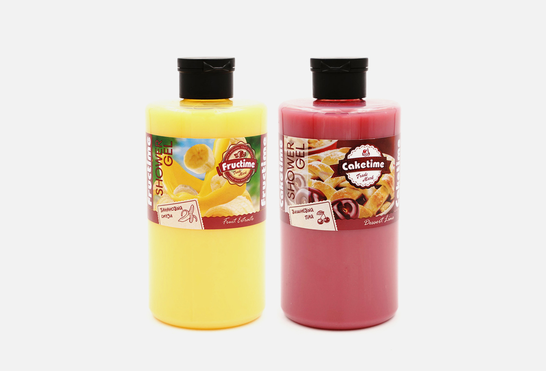

Набор гелей для душа FRUCTIME, Banana Smoothie Cherry Pie 2 шт
