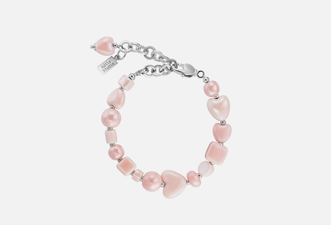 Изображение товара Розовый браслет Kotlo Studio Pink Sugar Baby из керамических бусин для женщин