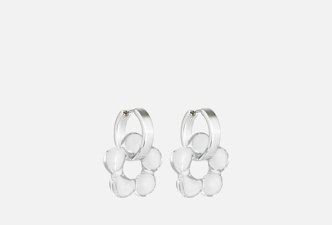 Изображение товара Серебристые серьги Kotlo Studio Серьги Bloom Freedom Clear