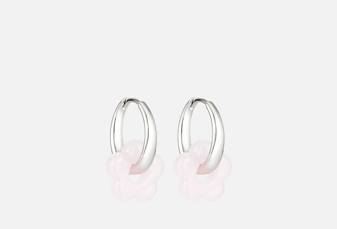Изображение товара Серебристые серьги Kotlo Studio Mini Bloom Freedom Silver-Pink