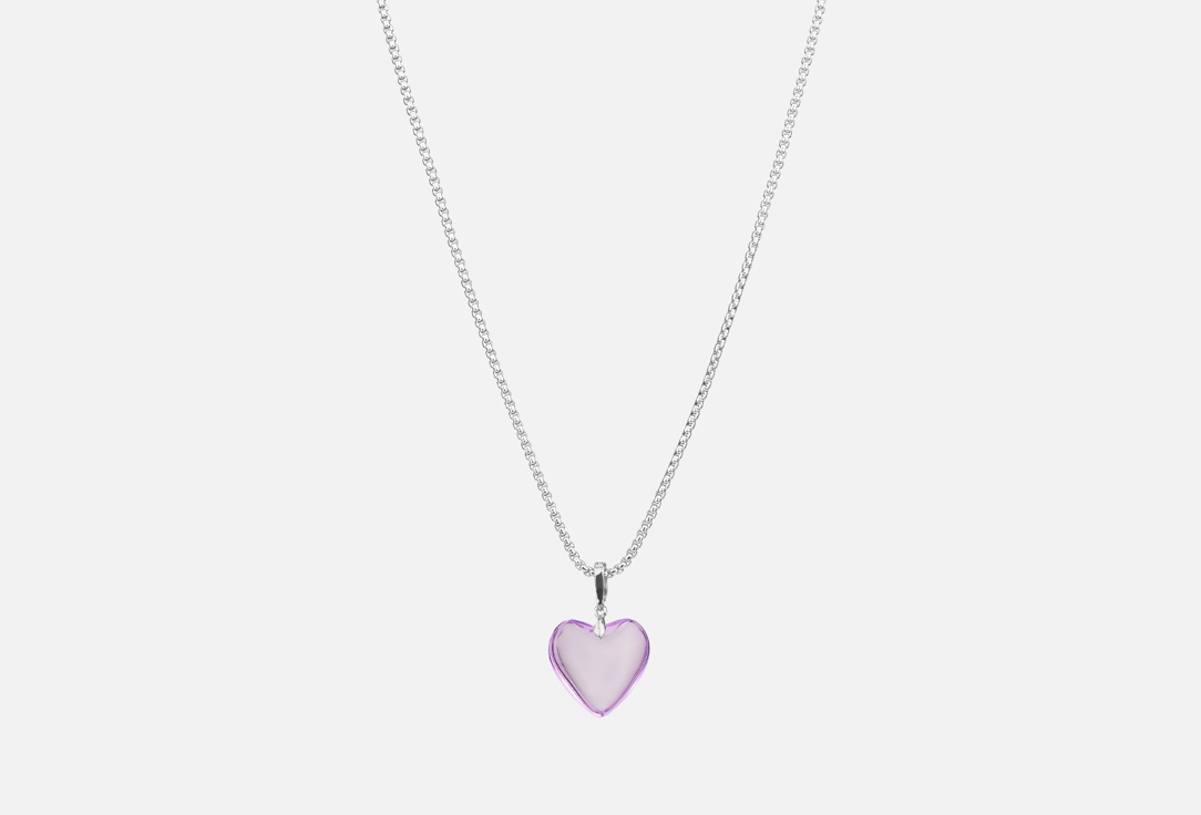 

Серебристая цепочка KOTLO STUDIO, Lonely Heart Purple-Silver 1 шт