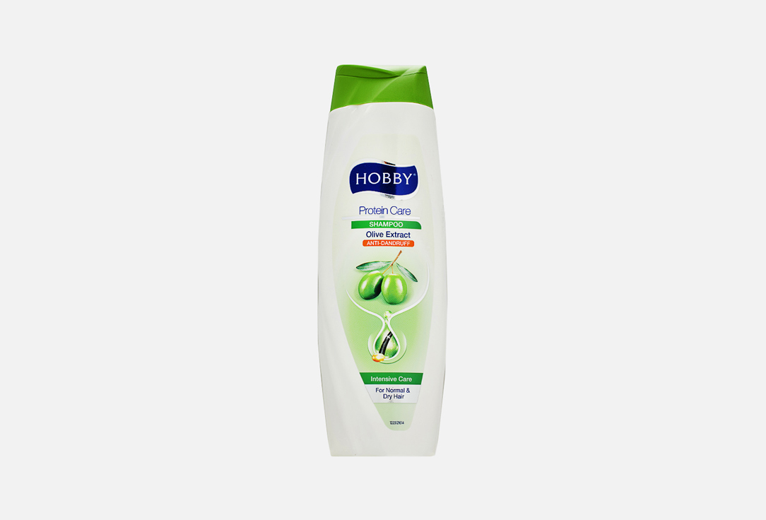 Протеиновый шампунь для волос против перхоти HOBBY Olive Extract Intensive care 600 мл цена и фото